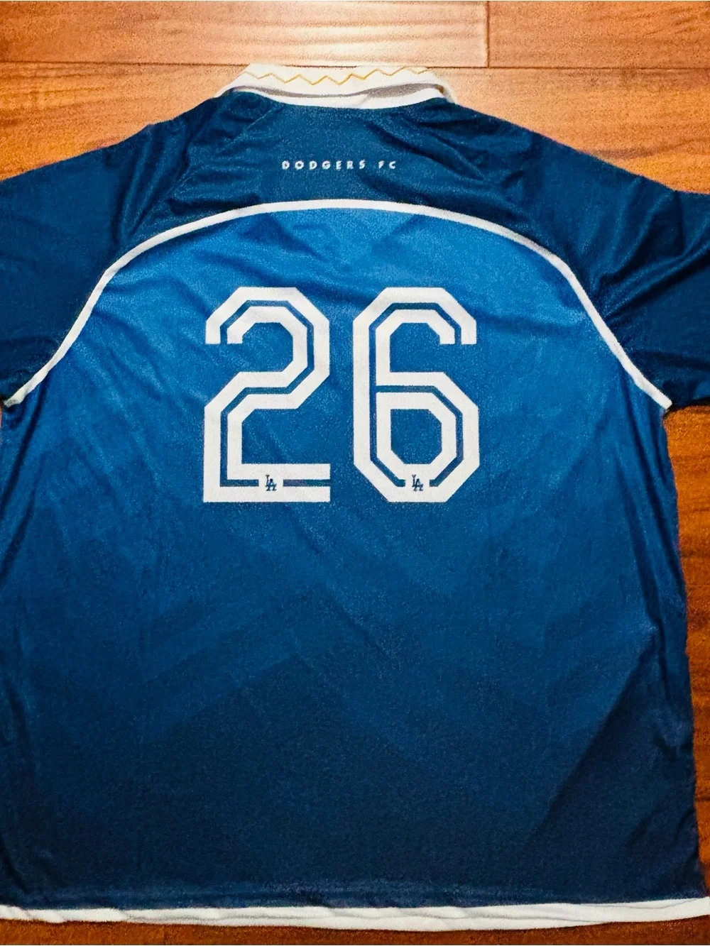 Blue LA Crest Bank of America Men's Jersey